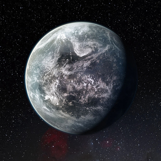 Artists's impression of the rocky super-Earth HD 85512 b