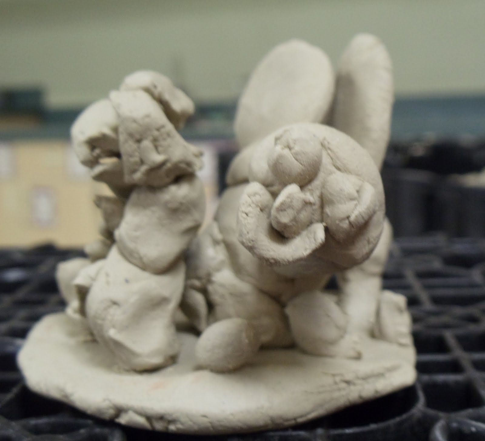 Hands, Head 'n Heart in the Artroom Clay Sculpture in First Grades