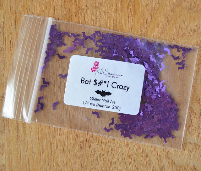 purple bat glitter