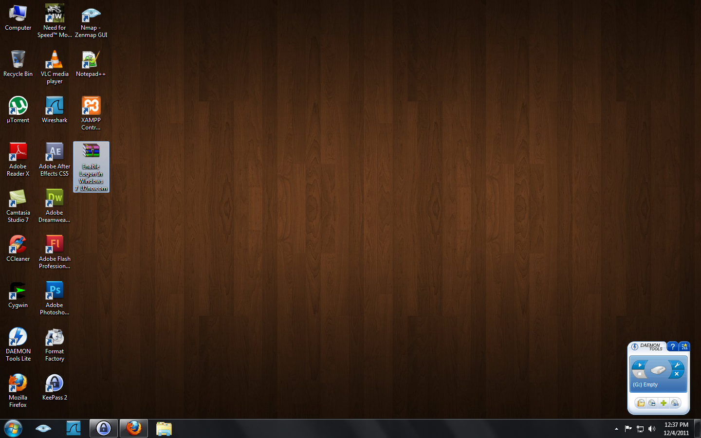 Changing Logon Screen of Windows7 U2NO