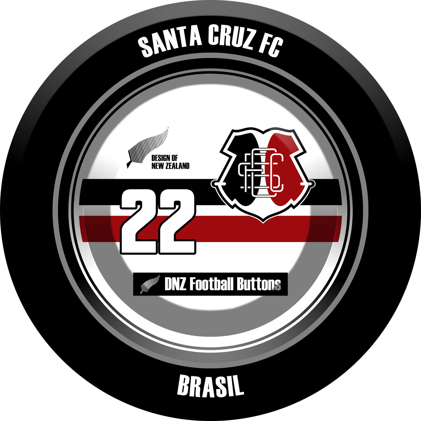 DNZ Football Buttons Santa Cruz FC