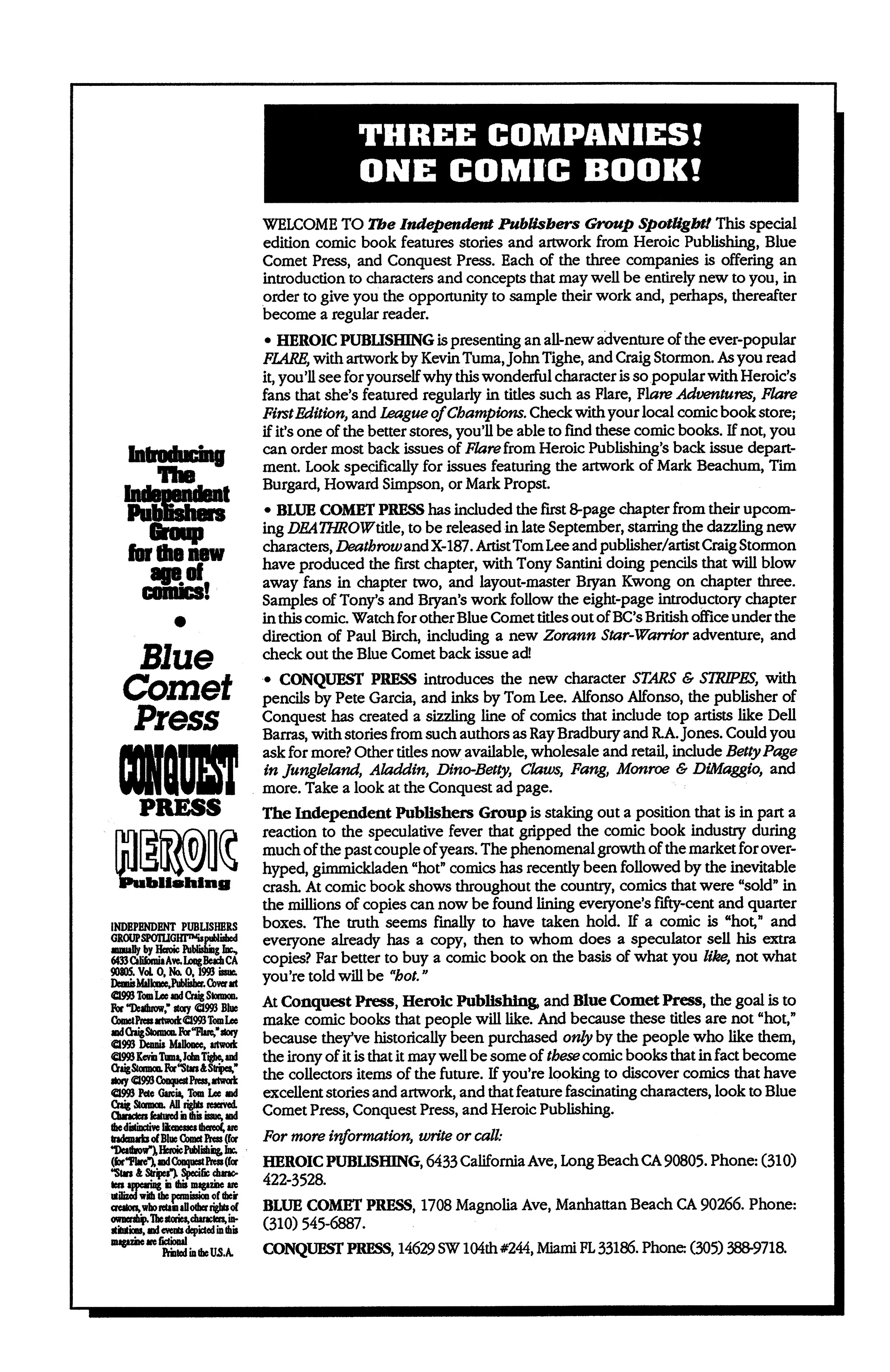 Read online Spotlight comic -  Issue # Full - 2