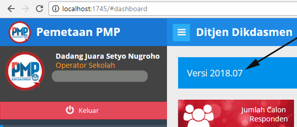 Updater Aplikasi Pmp Versi Terbaru 2018 07 Dirilis Pada Tanggal 31 Juli 2018 Dadang Jsn