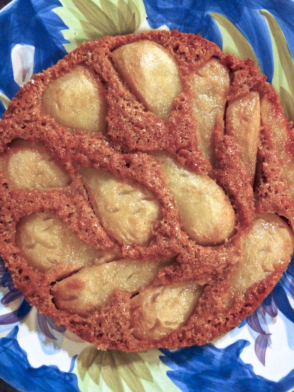 Scrumpdillyicious Hugh's Moist & Sticky Pear and Almond Cake