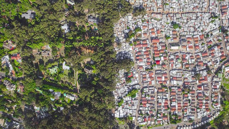 Drone Captures Photos That Perfectly Reveal The Division Between Rich And Poor