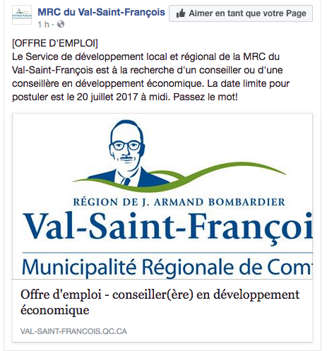 Qui est la CDC du Val-Saint-François