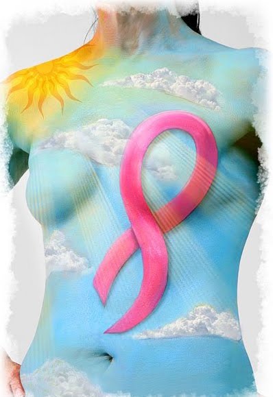 Breast Cancer Awareness Body Paint Project