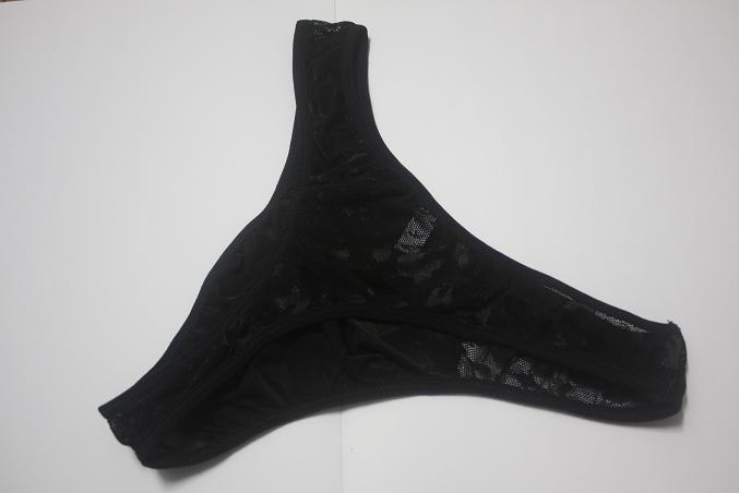 FASHION CARE 2U: UM490 Sexy Black Lace T-Back Men's Underwear