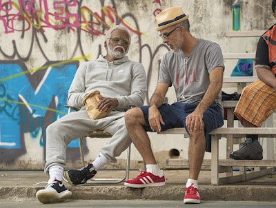 Uncle Drew Charles Stone III And Kyrie Irving Set Photo