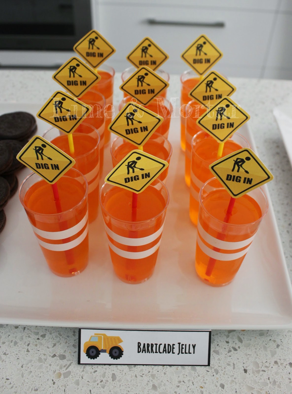 Lime & Mortar Construction Theme Party Food