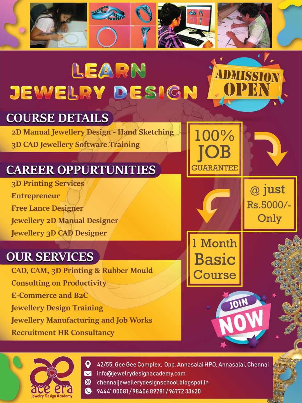 Jewelry Design Cad Course Collection of Precious Jewelry Design