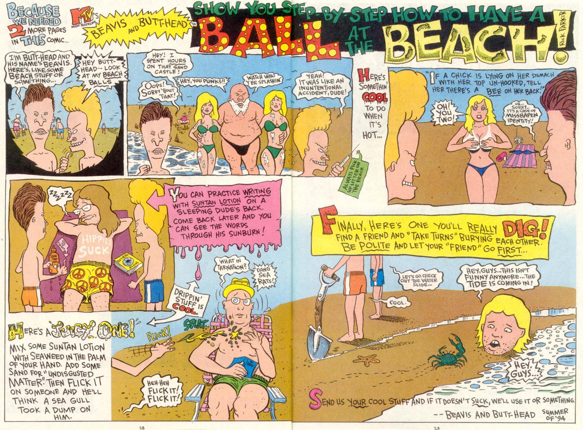 Read online Beavis and Butt-Head comic -  Issue #6 - 23