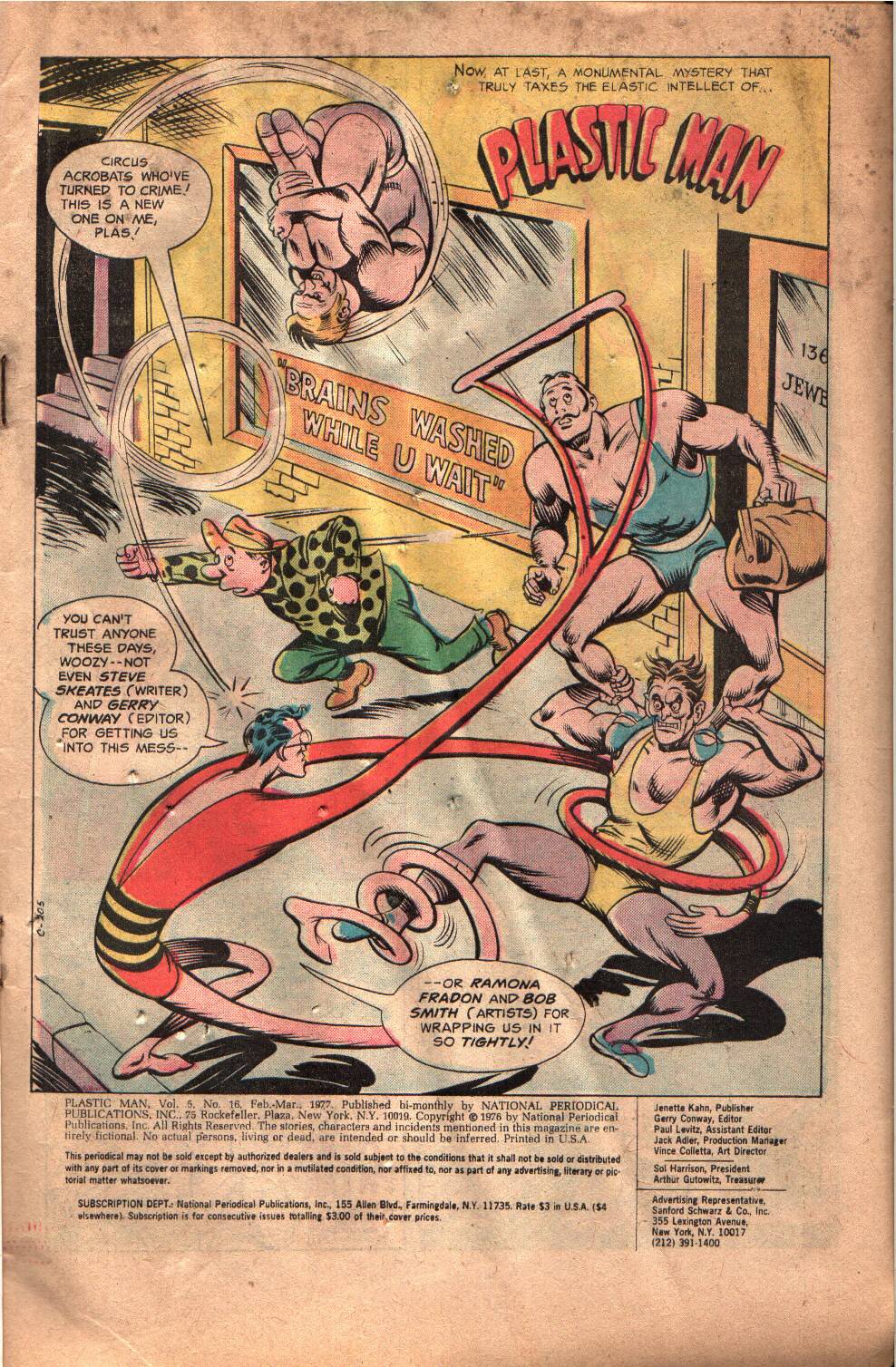 Read online Plastic Man (1976) comic -  Issue #16 - 2