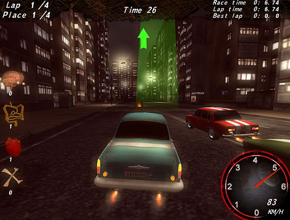 Somente os mais fortes sobreviverão! Game Zombie Apocalypse Racing