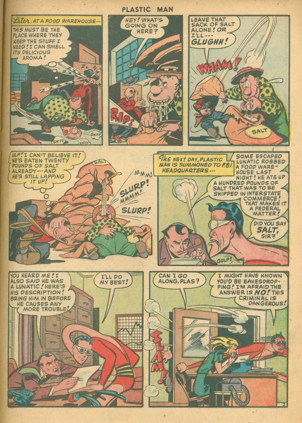 Read online Plastic Man (1943) comic -  Issue #21 - 25