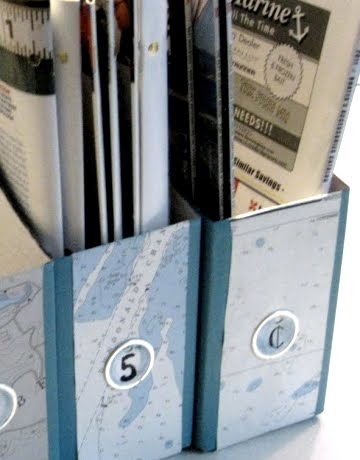 magazine holders with maps