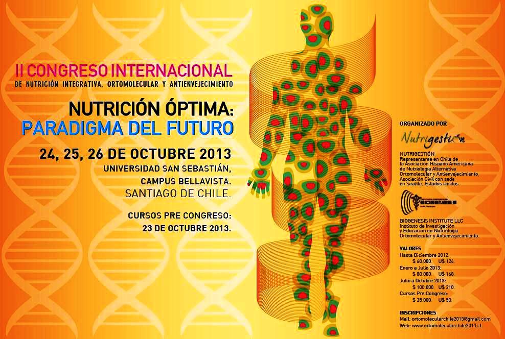 II CONGRESO MUNDIAL DE NUTRICION ORTOMOLECULAR