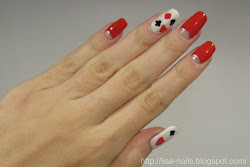 poker nails finger ring