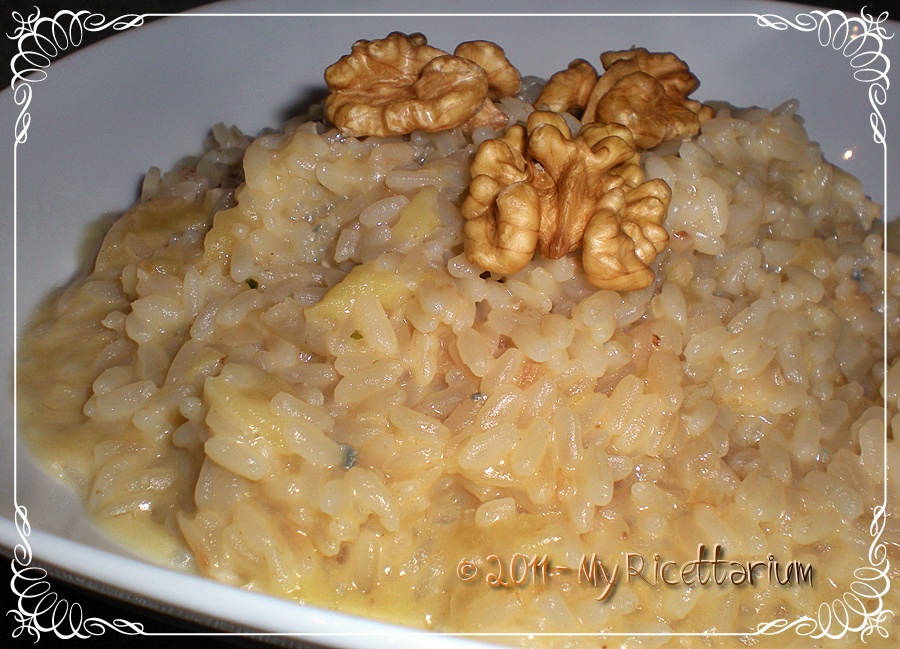 My Ricettarium Risotto con mela, e noci