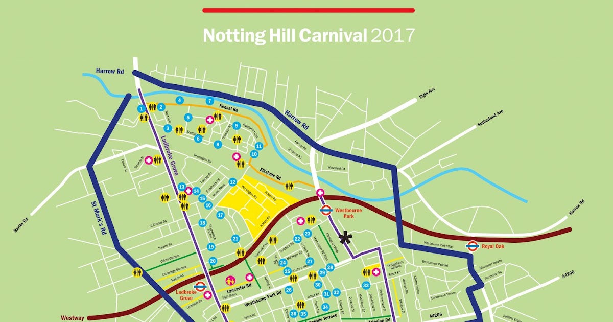 Carnival route map