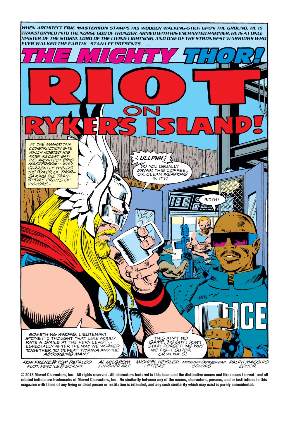 Read online Thor (1966) comic -  Issue #449 - 2