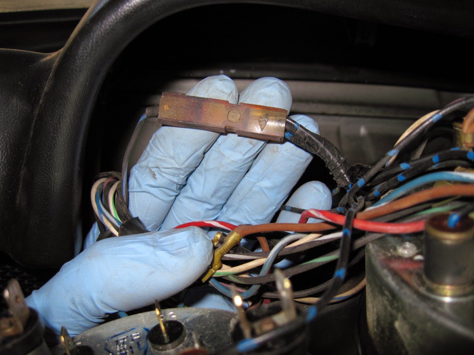 Porsche 914E Electric Conversion and Tesla Obsession Instrument Cluster Removal