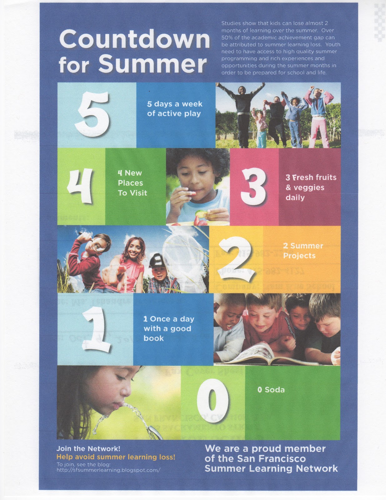 San Francisco Summer Learning Network: What is the SLN Countdown?