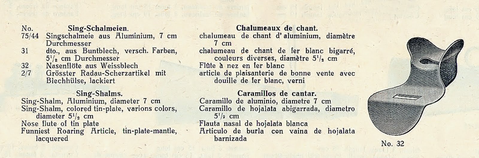 Controversy Nose flute sold as a « joke item