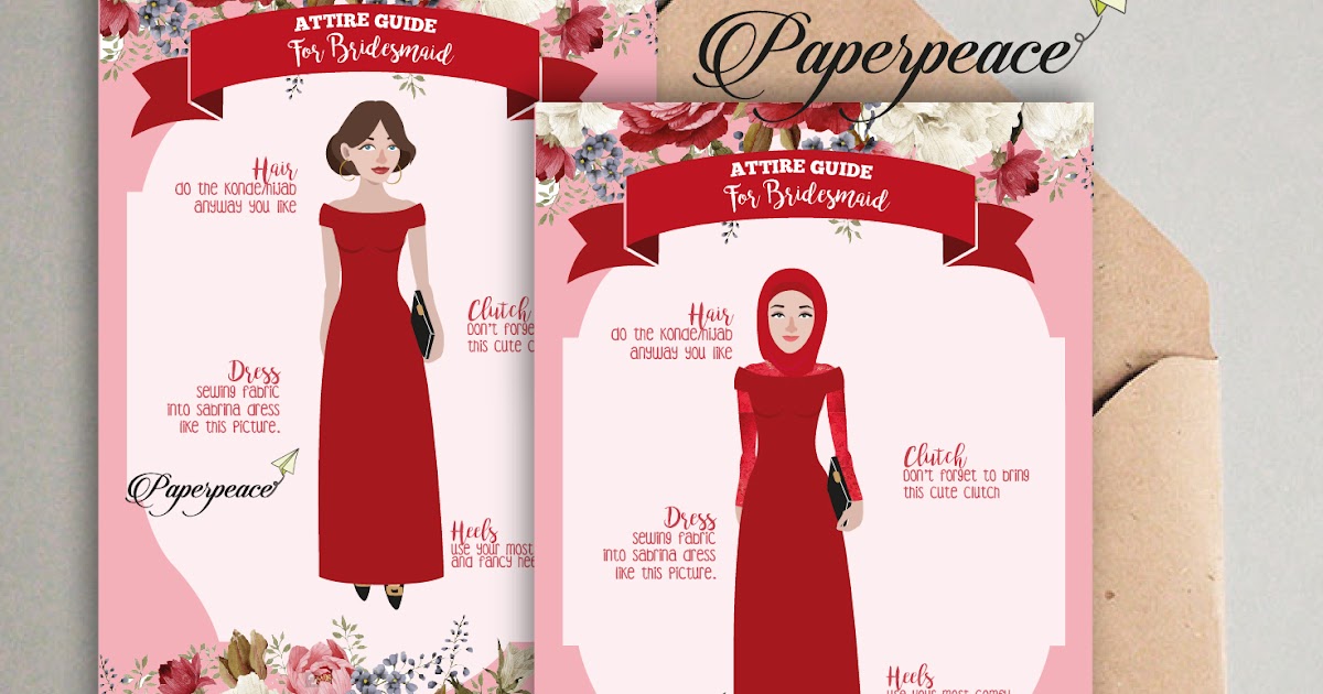 Attire guide bridesmaid hijab Clearance