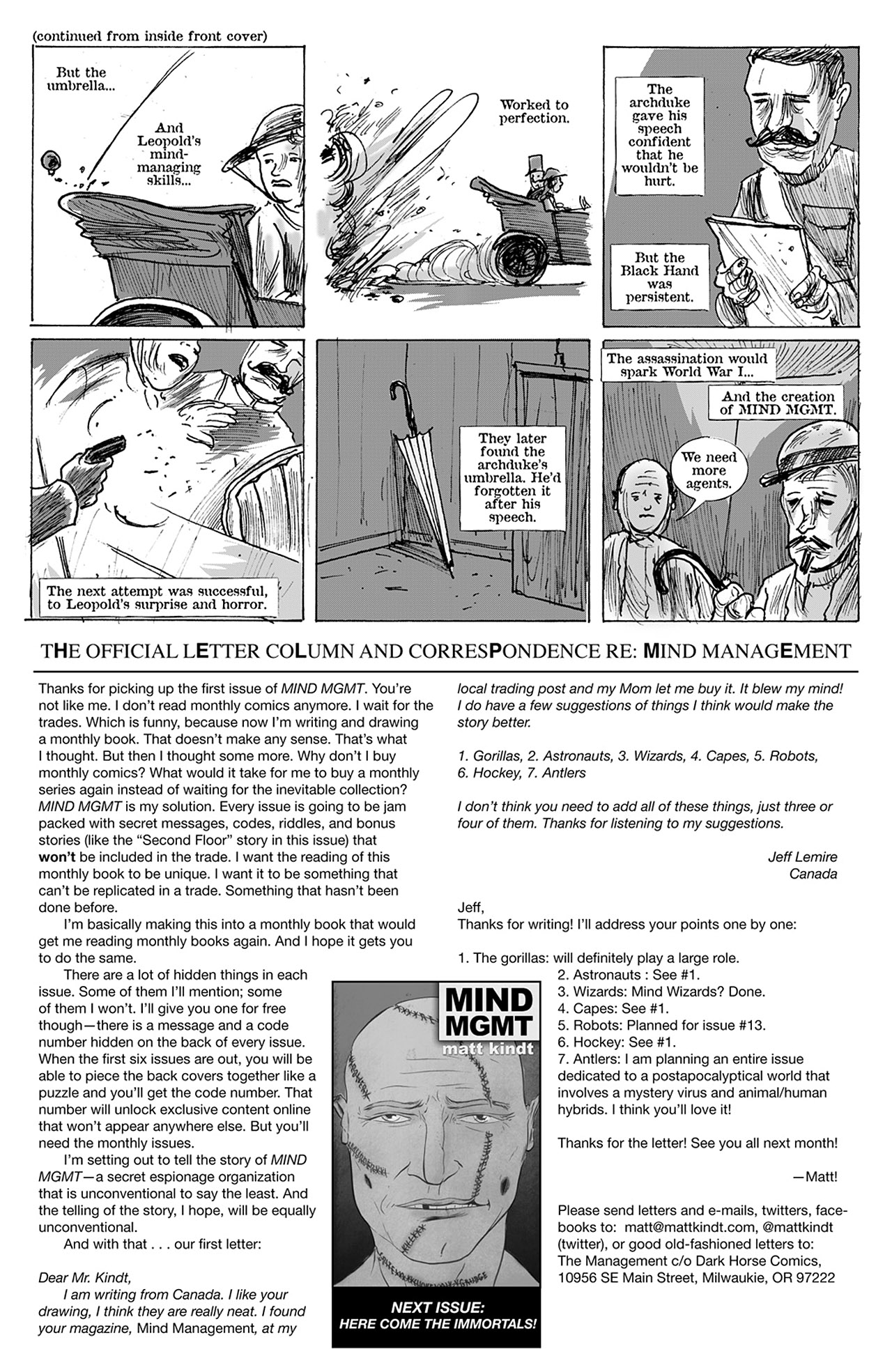 Read online MIND MGMT comic -  Issue #1 - 27
