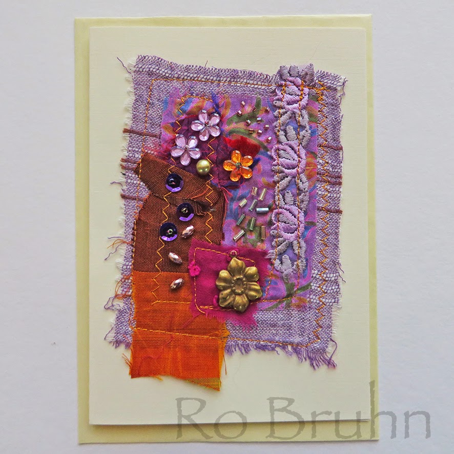 Ro Bruhn Art: New stamps and fabric cards