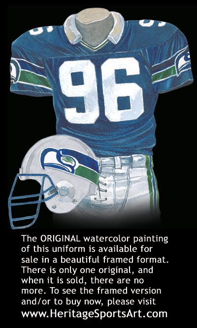 seahawks uniforms over the years