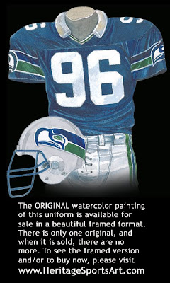 Seattle Seahawks 1988 uniform