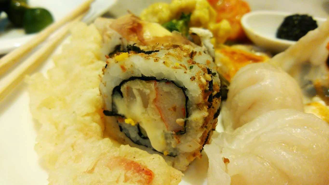 Sushi photo taken using macro setting