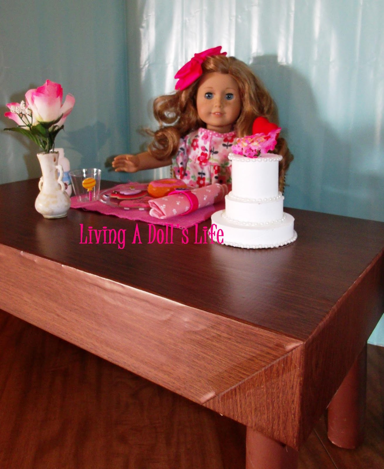 Living A Doll's Life How To Make 18" Doll Table