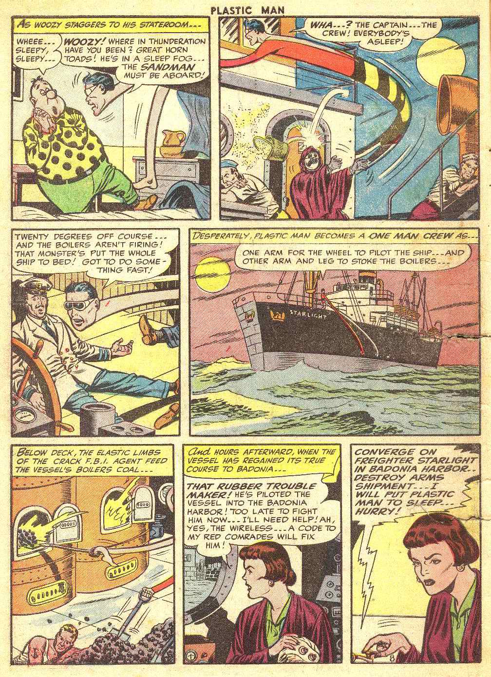 Read online Plastic Man (1943) comic -  Issue #51 - 10