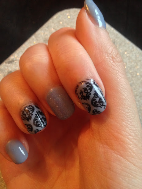 honeybee easy gelish nail art