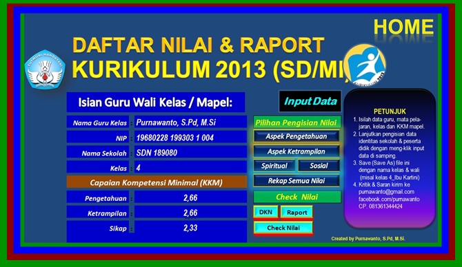 Download Aplikasi Raport Kurikulum 2013 Terbaru Versi 2017 Download Aplikasi Raport Kurikulum 2013 Terbaru Versi 2017