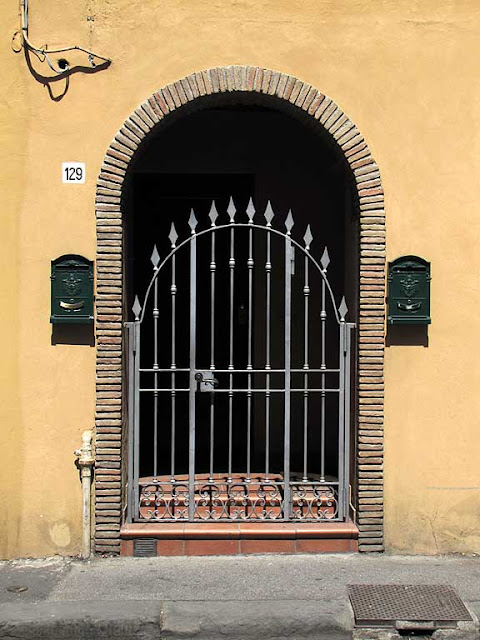 Iron gate before the front door, Livorno