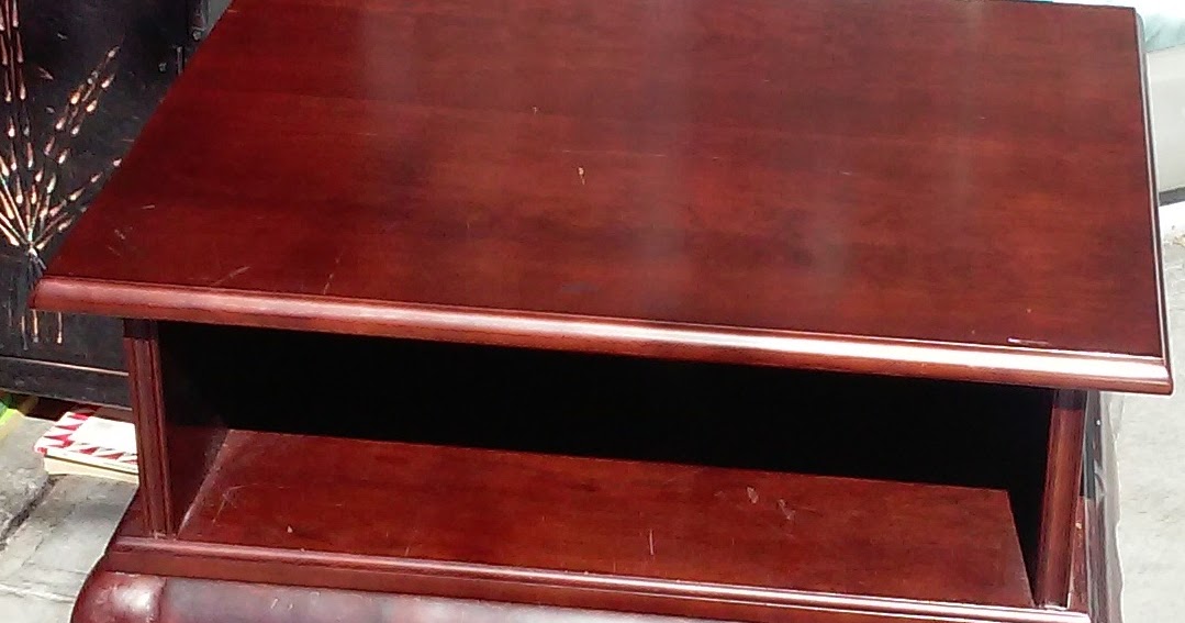 UHURU FURNITURE & COLLECTIBLES: SOLD **REDUCED** Bombay Co. Dark Cherry TV Stand - $30