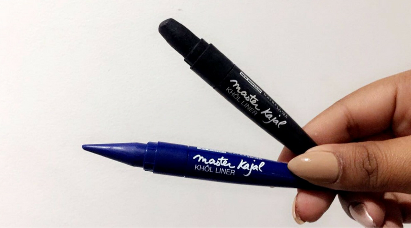 Eye-liner Kajal Master De Maybelline - Noir Intense Avec Reflet Bleu Lapis, Fabriqué En Italie