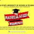 RSUST 2016-17 Matriculation Notice To All Newly Admitted Students