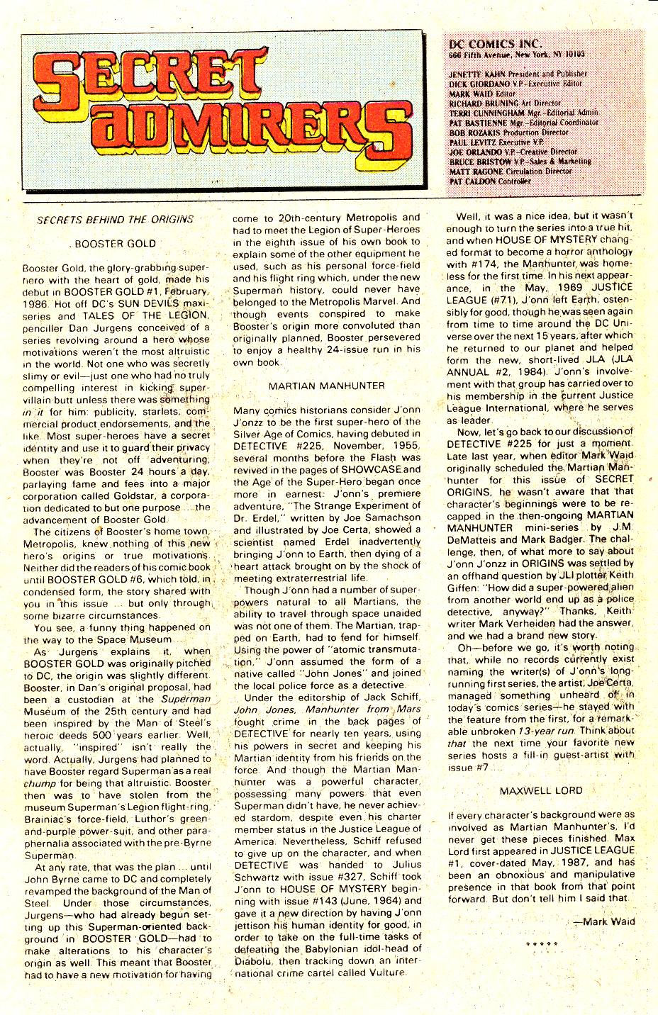 Read online Secret Origins (1986) comic - Issue #35 - 17