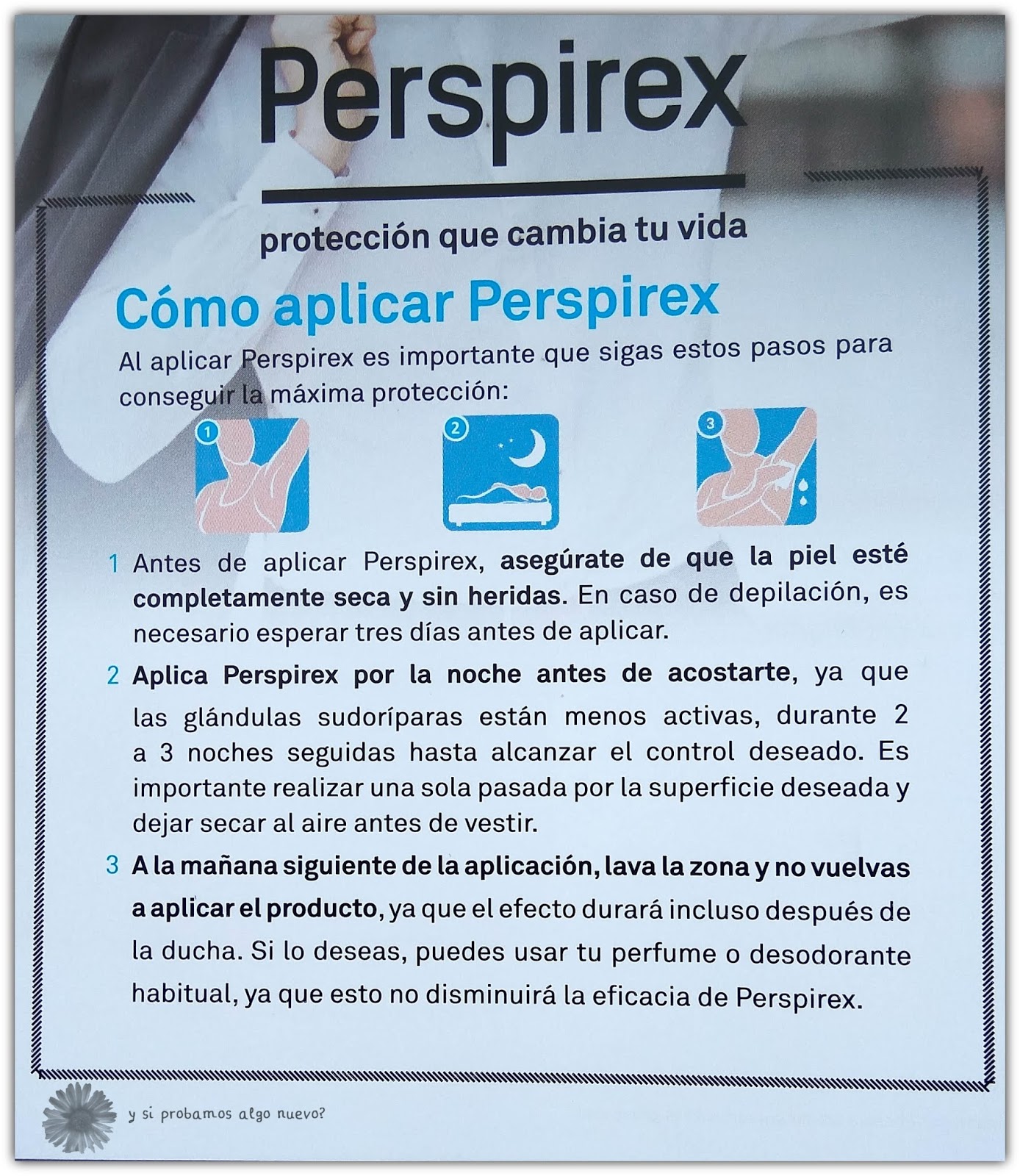 Antitranspirante Perspirex con The Insiders