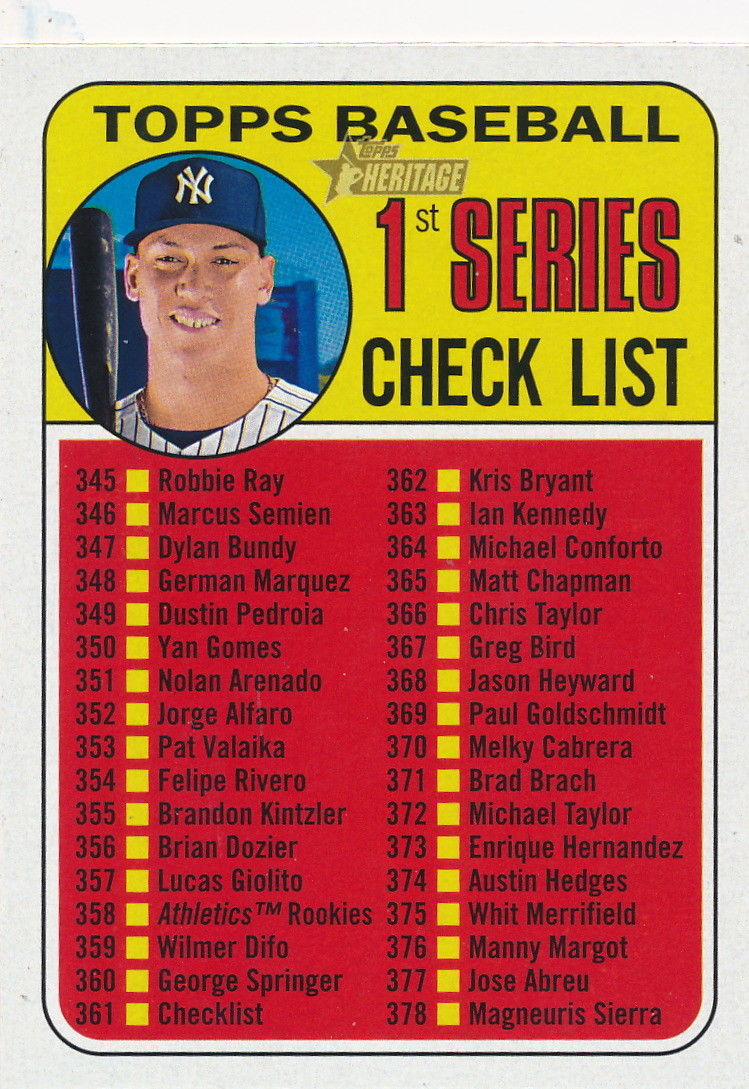 The Top 5 Reasons to Love 2018 Topps Heritage Baseball Baseball