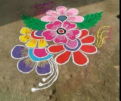 Very Easy Rangoli Designs For Diwali With Flowers Diwali Wallpapers