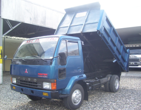 Dump Truck Isuzu-biru tua