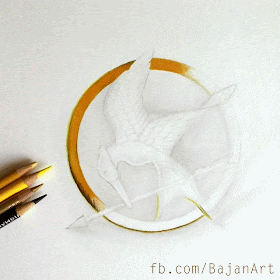 06-Mockingjay-The-Hunger-Games-Łukasz-Andrzejczak-Colored-Pencil-WIP-Drawings-www-designstack-co