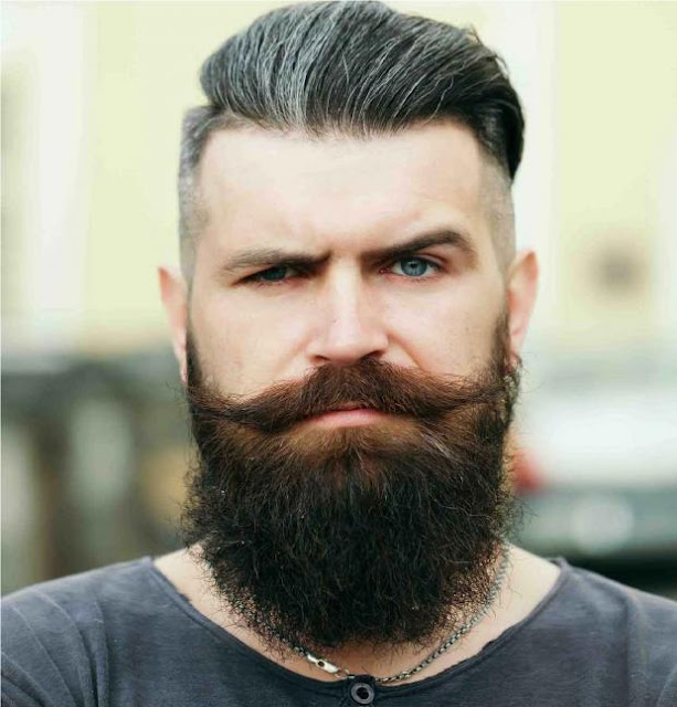 اجدد واجمل ستايلات ذقن مع تسريحات شعر _ قصات شعر ولحيه جديده