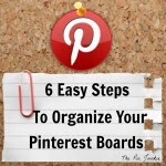 how-to organize Pinterest boards
